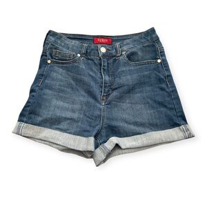 Women’s Guess Blue Jean Shorts Y2K Size 27